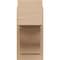 Ekena Millwork 8-in W x 12-in D x 16-in H Funston Block Rough Cedar Woodgrain TimberThane Outlooker, Primed Tan OUTUR080X12X16FST44RCPR - alternate 4